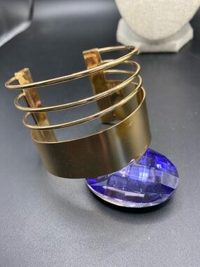 Gold Multi-Band Women’s Cuff Bracelet